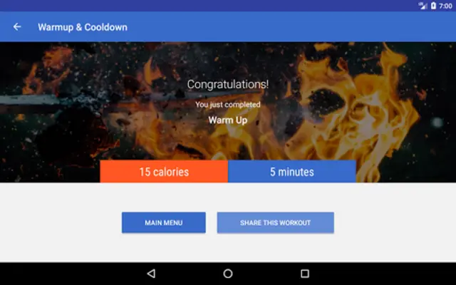 Warm Up & Cool Down by Fitify android App screenshot 1