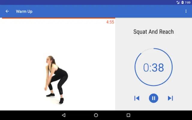 Warm Up & Cool Down by Fitify android App screenshot 2